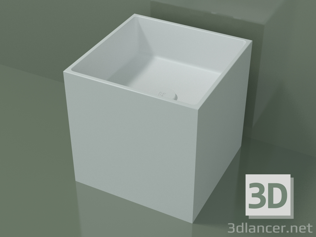 3D modeli Tezgah üstü lavabo (01UN12101, Glacier White C01, L 36, P 36, H 36 cm) - önizleme