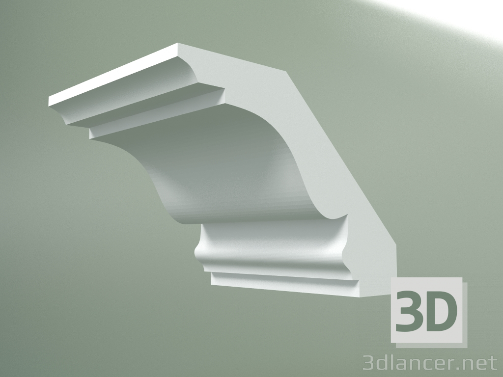 Modelo 3d Cornija de gesso (plinto de teto) KT130 - preview