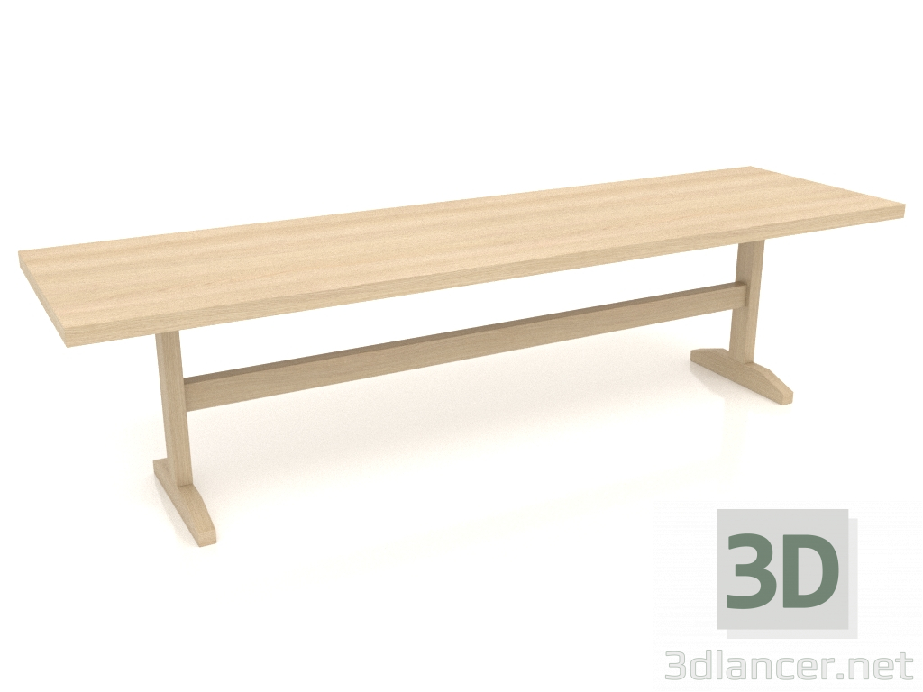 Modelo 3d Banco VK 12 (1600x450x420, madeira branca) - preview