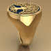 3d ring tree model buy - render