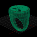 3d ring tree model buy - render