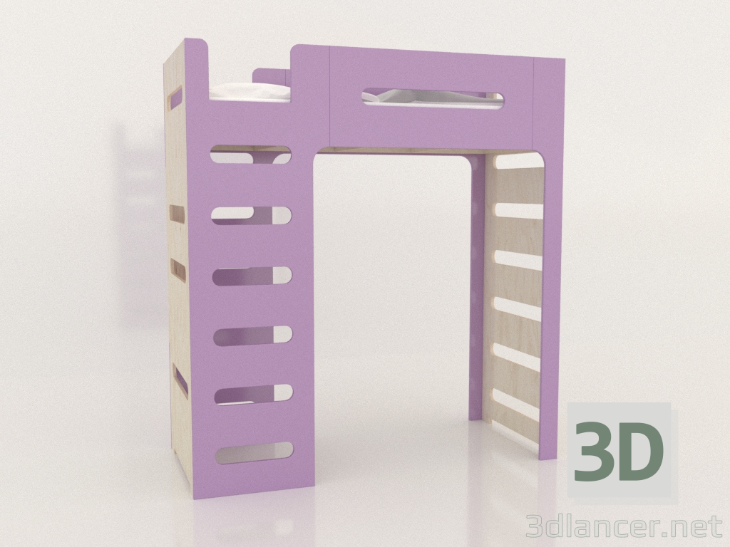 3D Modell Hochbett MOVE GL (FLMGL0) - Vorschau