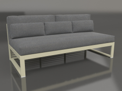 Modulares Sofa, Abschnitt 4, hohe Rückenlehne (Gold)