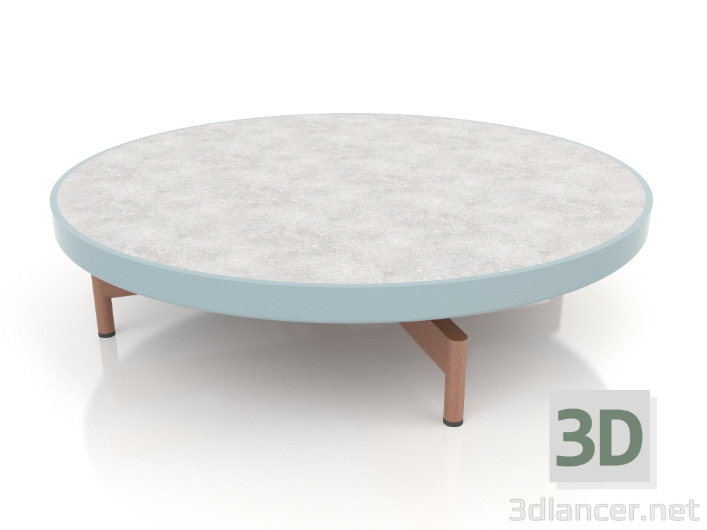 3d модель Стіл журнальний круглий Ø90x22 (Blue grey, DEKTON Kreta) – превью