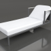 3D Modell Chaiselongue mit erhöhter Kopfstütze (Anthrazit) - Vorschau