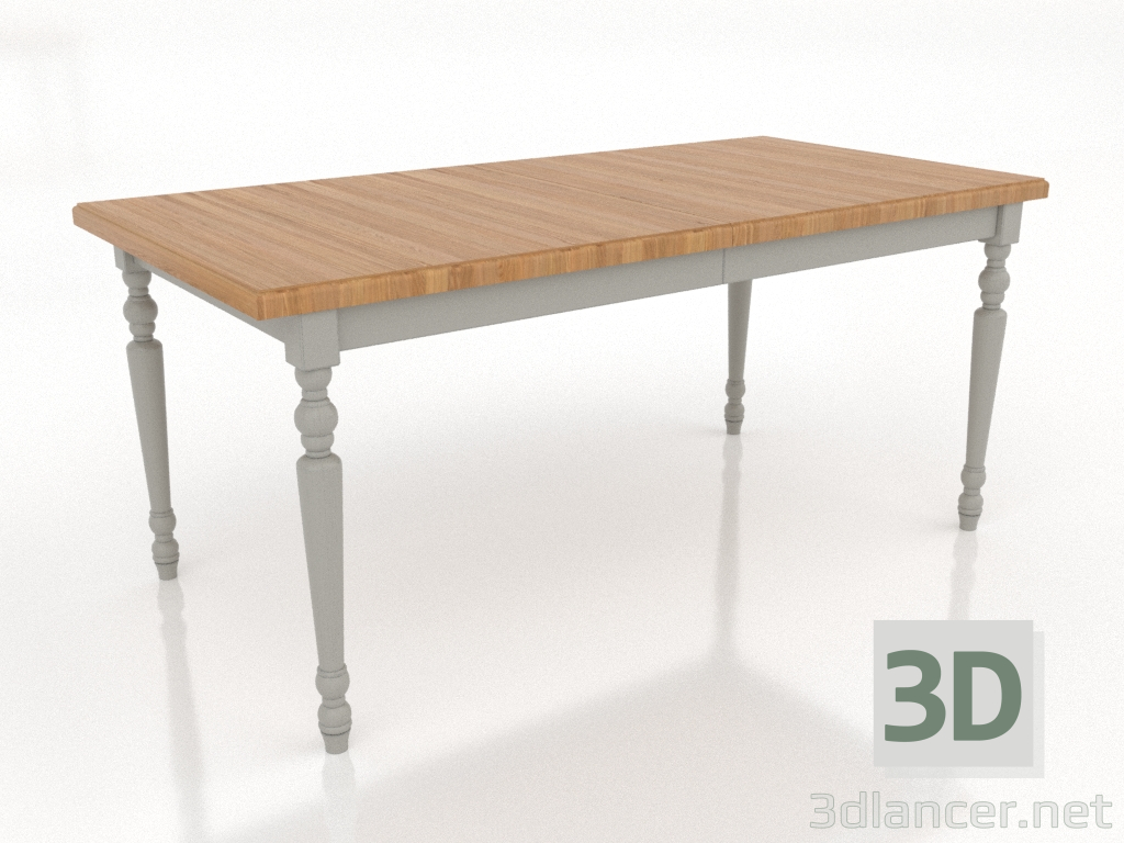 modèle 3D Table à manger 1600x800 mm (pliée, RAL 7044, chêne naturel) - preview modèle 3D Table à manger 1600x800 mm (pliée, RAL 7044, chêne naturel) - preview