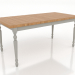 modèle 3D Table à manger 1600x800 mm (pliée, RAL 7044, chêne naturel) - preview