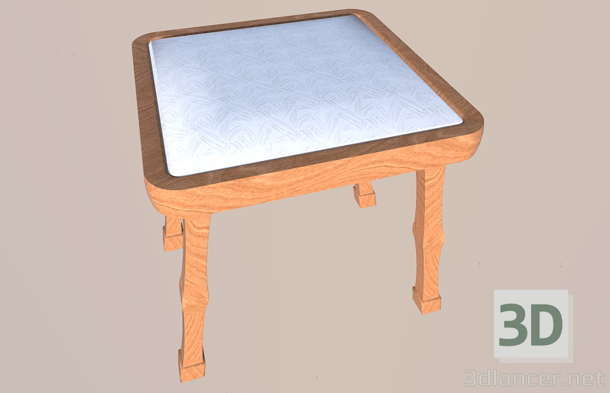 3d model Taburete - vista previa