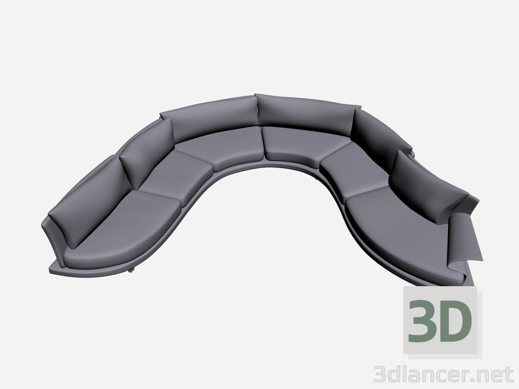 3D Modell Sofa Super Roy Esecuzione Speciale 13 - Vorschau