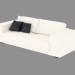 3d model Double sofas - preview