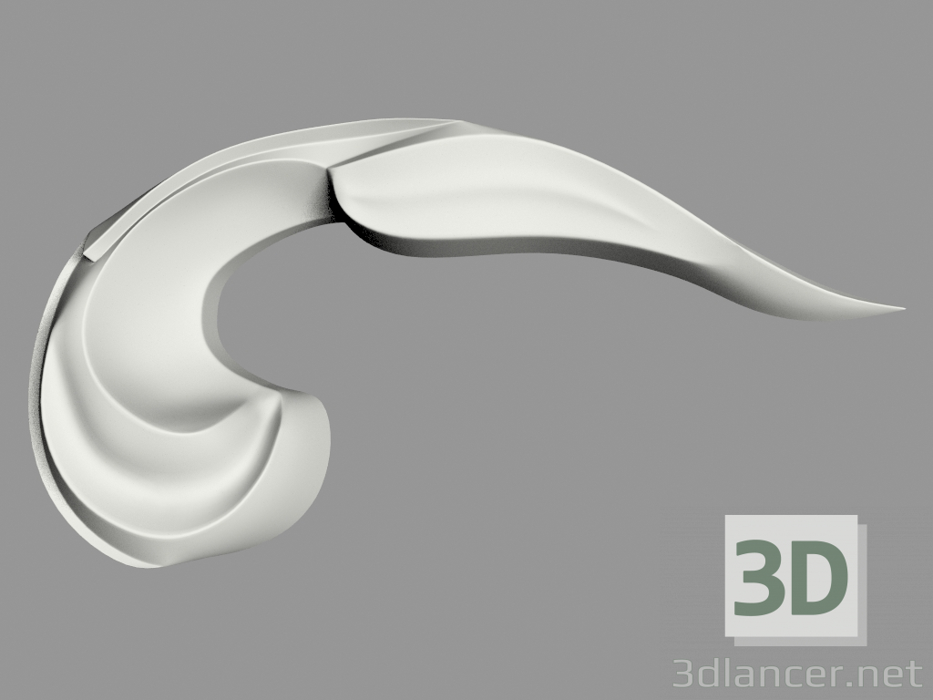 modello 3D Decorazioni murali (F95) - anteprima