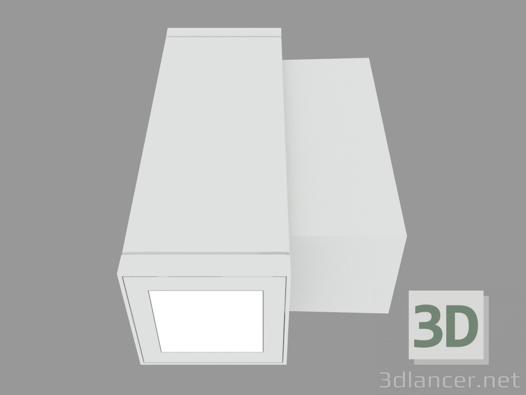 modello 3D Lampada da parete MICROSLOT (S3803W) - anteprima