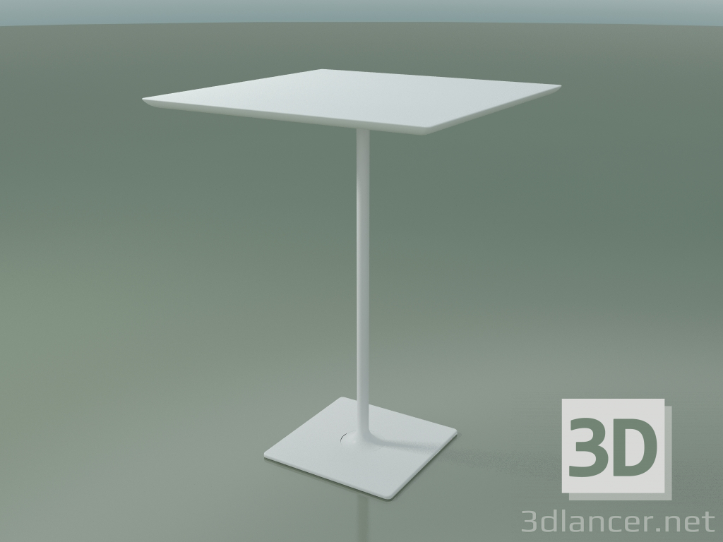 modèle 3D Table carrée 0644 (H 105 - 79x79 cm, F01, V12) - preview