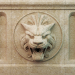 3d Lion head on a bas-relief model buy - render