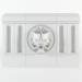 3d Lion head on a bas-relief model buy - render