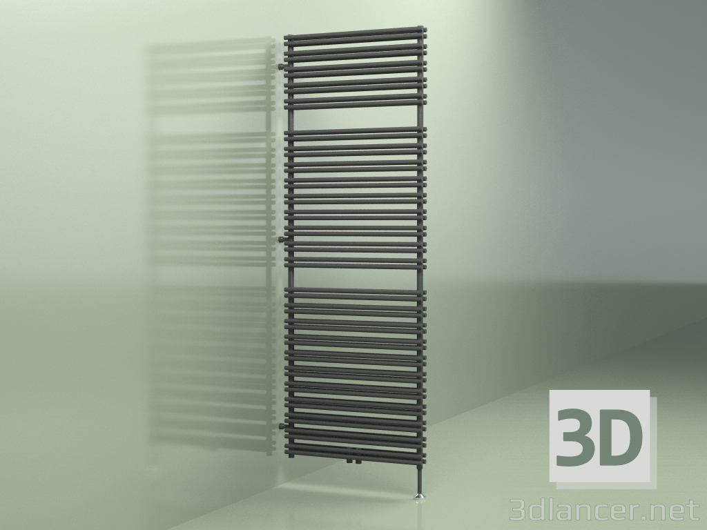 3d model Heated towel rail - Mauritius (MAU 22 07, RAL - 9005) - preview