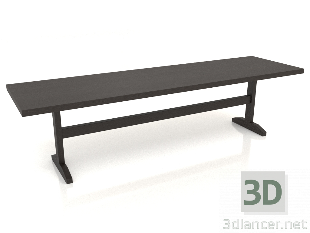 3D Modell Bank VK 12 (1600x450x420, Holzbraun dunkel) - Vorschau