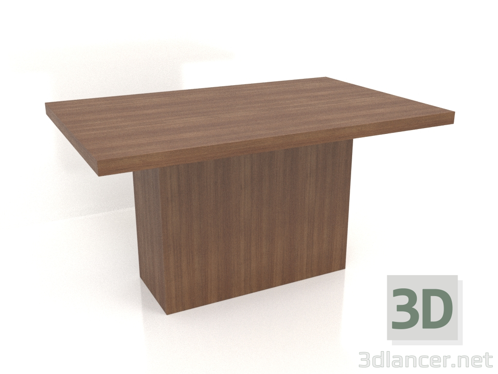 3D Modell Esstisch DT 10 (1400x900x750, Holz braun hell) - Vorschau