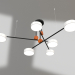 3d model Chandelier Rapis white (07647-6.01) - preview