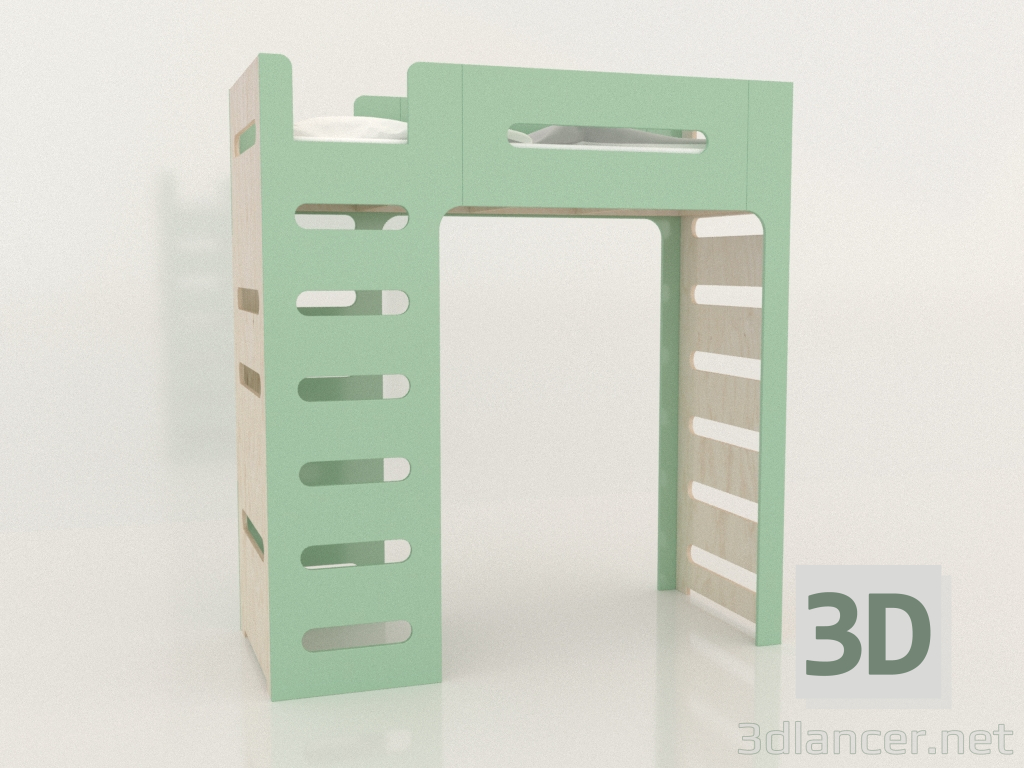 modello 3D Letto a soppalco MOVE GL (FMGL0) - anteprima