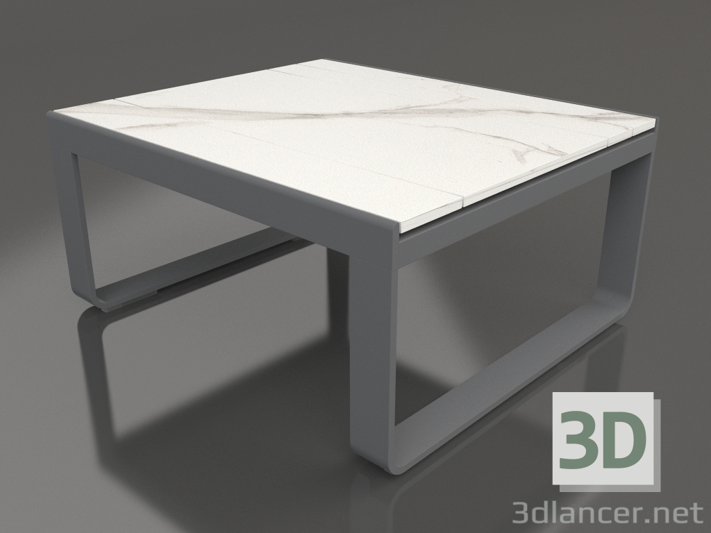 Modelo 3d Mesa club 80 (DEKTON Aura, Antracite) - preview