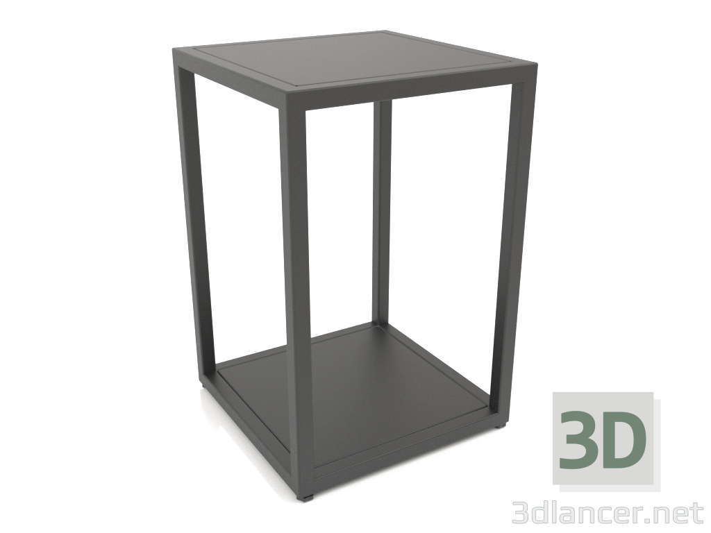 Modelo 3d Mesa de centro quadrada de dois níveis (METAL, 30X30X44) - preview