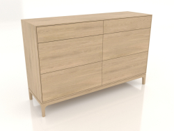 Cômoda FARGO 1500x450x950 mm (carvalho clareado)
