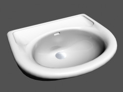 Lavabo console semi-encastré l balançoire r1 810411