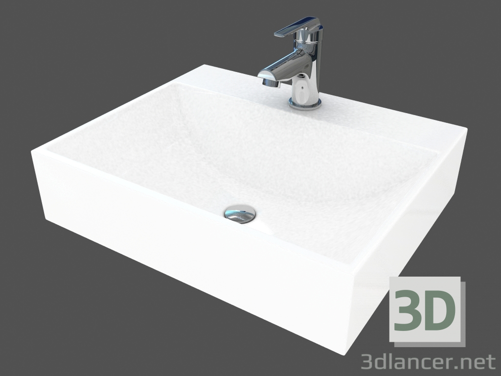 modèle 3D Lavabo Quattro (K61460) - preview