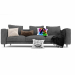 modello 3D di BoConcept Indivi Sofa comprare - rendering