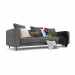 3d BoConcept Indivi Sofa model buy - render