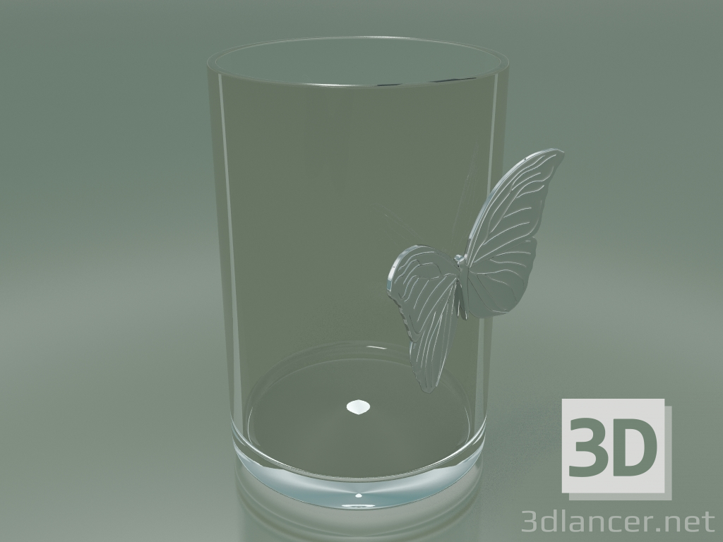 modèle 3D Vase Illusion Butterfly (H 30cm, D 20cm) - preview