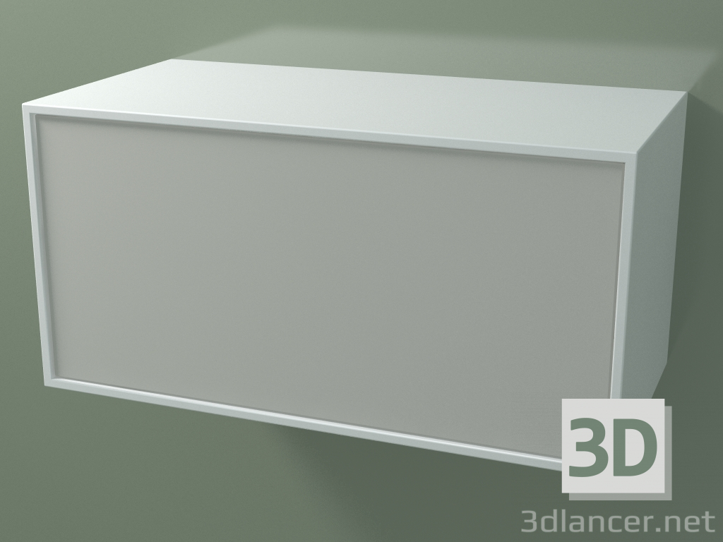 Modelo 3d Caixa (8AUСВА01, Glacier White C01, HPL P02, L 72, P 36, H 36 cm) - preview