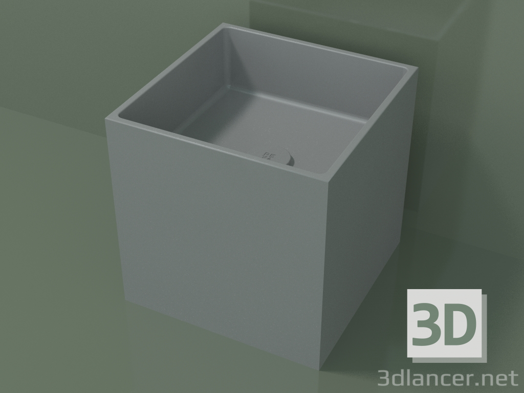 modello 3D Lavabo da appoggio (01UN12101, Silver Grey C35, L 36, P 36, H 36 cm) - anteprima