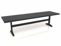 Bench VK 12 (1600x450x420, wood black)