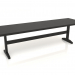 3d model Bench VK 12 (1600x450x420, wood black) - preview