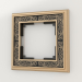 3d model Frame for 1 post Palacio Gracia (gold-black) - preview