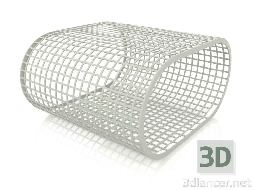 modello 3D Tavolino (Grigio cemento) - anteprima