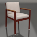 3d model Silla de comedor (rojo vino) - vista previa