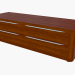 3d model Buffet bajo (5861-40) - vista previa