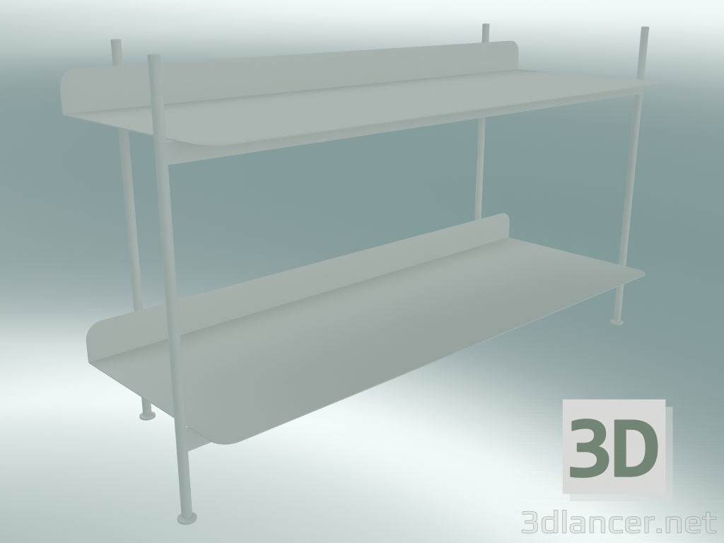 3d model Compilación del sistema de bastidor (Configuración 1, Blanco) - vista previa