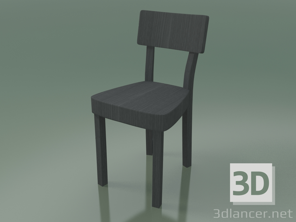 3D modeli Sandalye (123, Gri) - önizleme