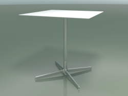 Table carrée 5549 (H 72,5 - 69x69 cm, Blanc, LU1)