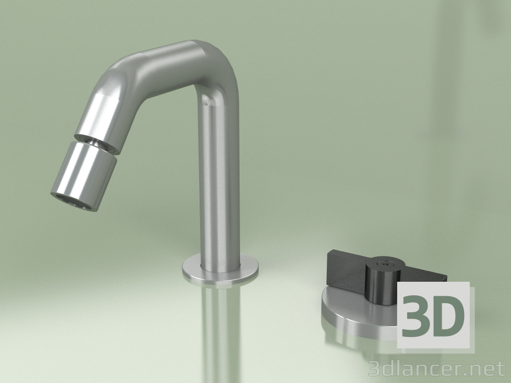 modello 3D Miscelatore bidet idroprogressivo con bocca orientabile (19 37, AS-ON) - anteprima