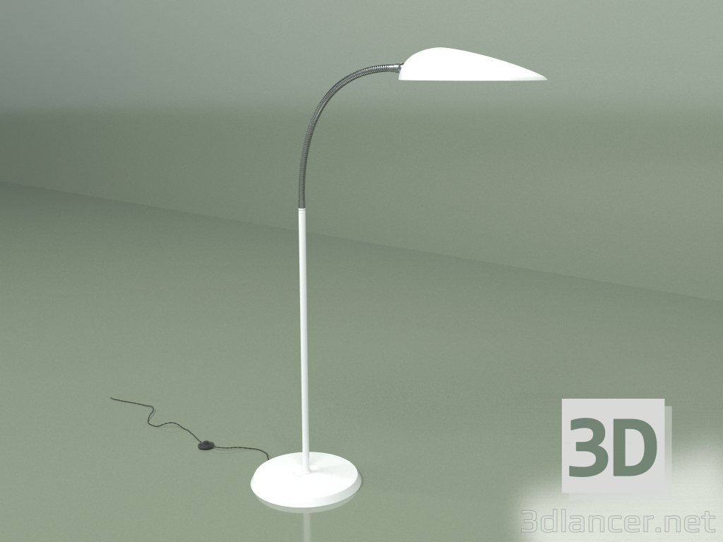 3D Modell Stehlampe Cobra (weiß) - Vorschau