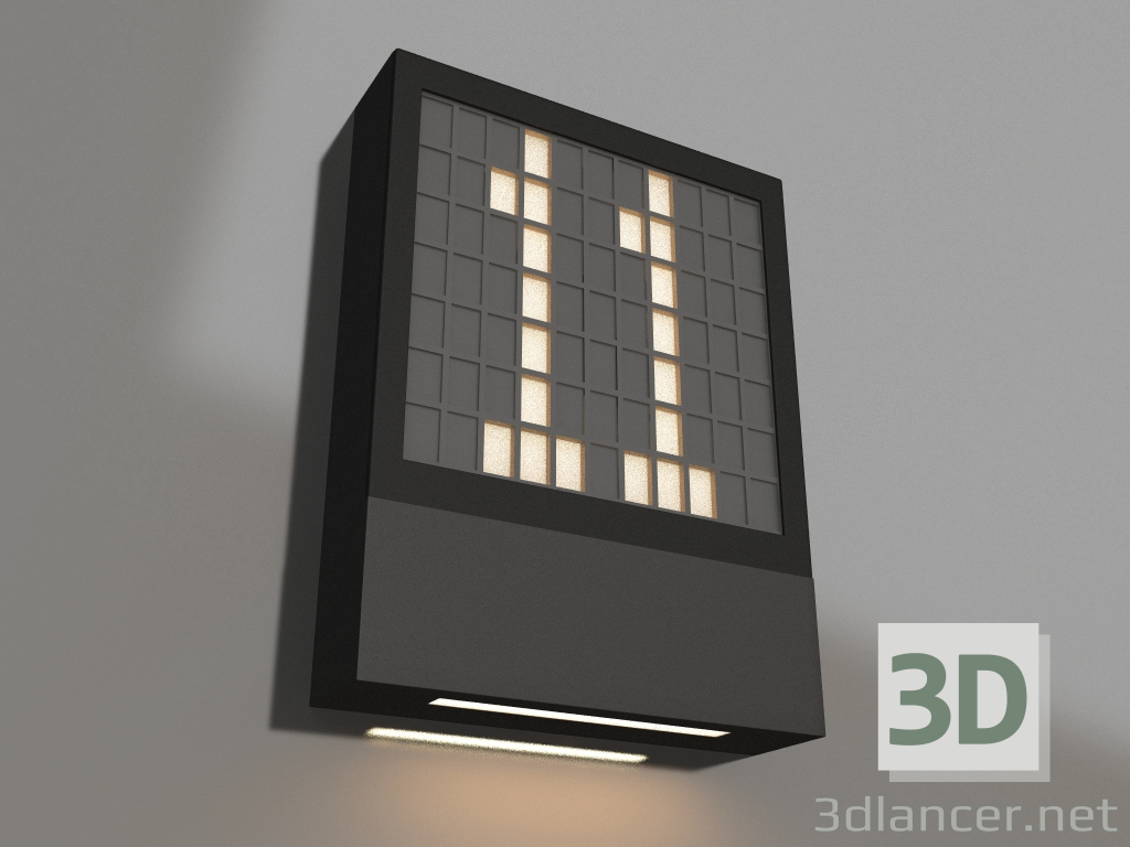 modèle 3D Lampe LGD-SIGN-WALL-S150x200-3W Warm3000 (GR, 148 degrés, 230V) - preview