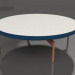 modèle 3D Table basse ronde Ø120 (Gris bleu, DEKTON Sirocco) - preview