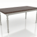 3d model Mesa de comedor 1600x800 mm (plegada, RAL 7044, nogal oscuro) - vista previa
