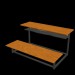 3d model Desk monoblock - preview