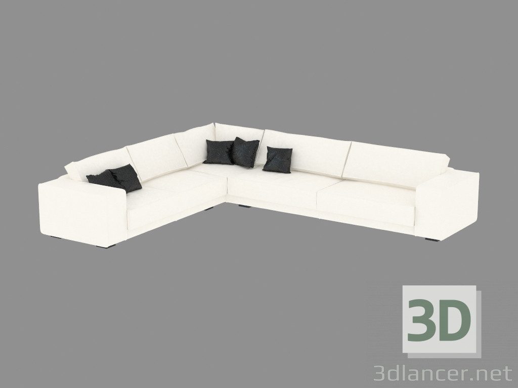 3D Modell Modulare Ecksofa - Vorschau